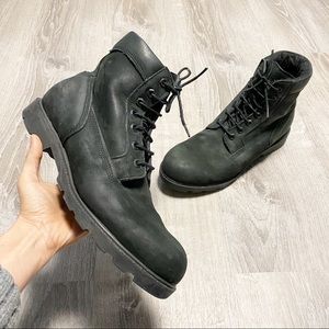 Timberland 6-inch Waterproof Black Nubuck Boot